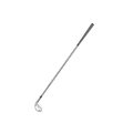 Iron Golf club with solid metal head design displayed upright on a golf course fairway