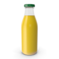 Glass of fresh fruit juice with sliced fruits on a bright, clean background