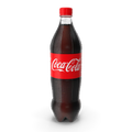 Assorted soft drink cans and bottles in various flavors lined up on a bright surface