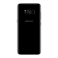Samsung Galaxy S8 smartphone showing edge-to-edge Infinity Display with vibrant screen and slim bezel-free design