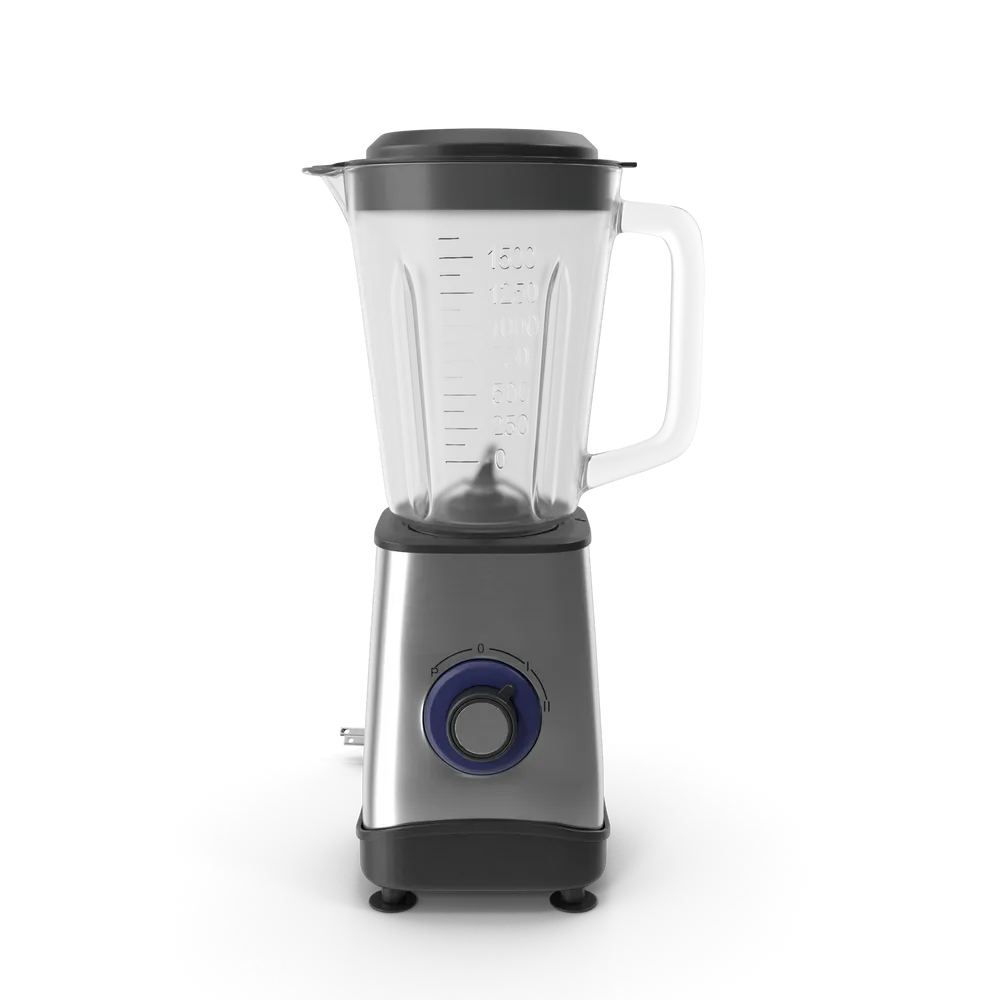 Compact Boxed Blender on a clean kitchen countertop ready for use