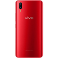 Vivo X21 premium smartphone front view showing edge-to-edge display and in-display fingerprint sensor