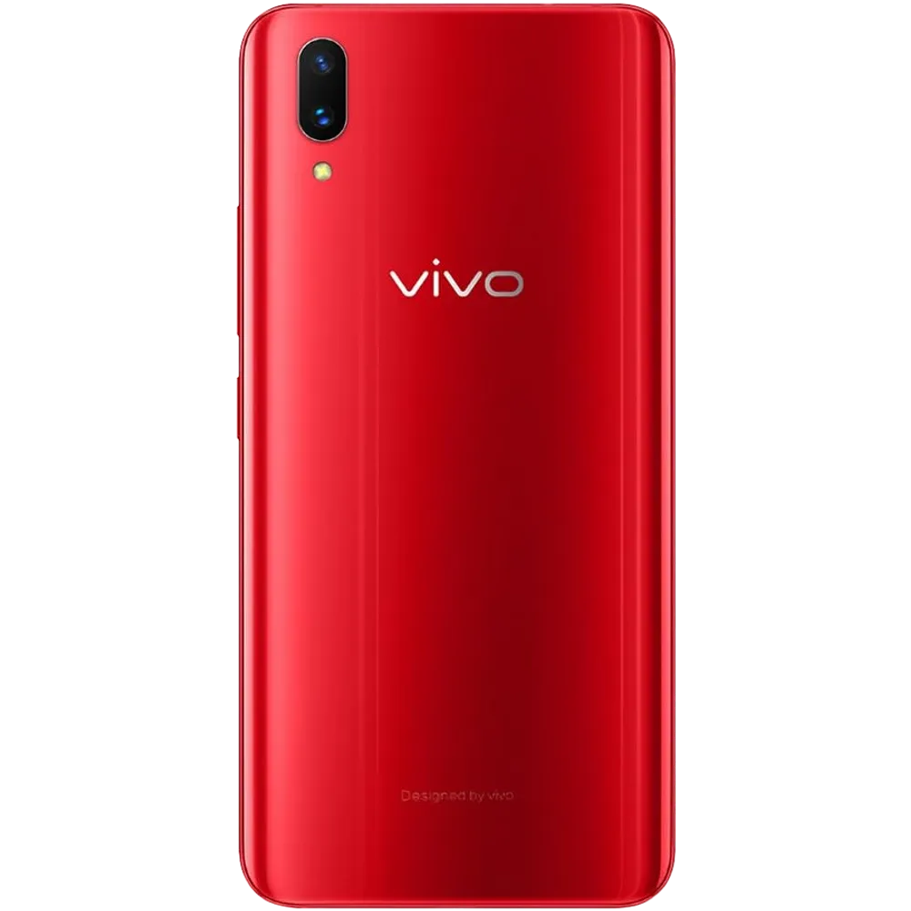 Vivo X21 premium smartphone front view showing edge-to-edge display and in-display fingerprint sensor