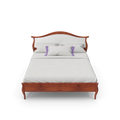 Annibale Colombo luxury bed frame with elegant upholstered headboard in a sophisticated bedroom setting