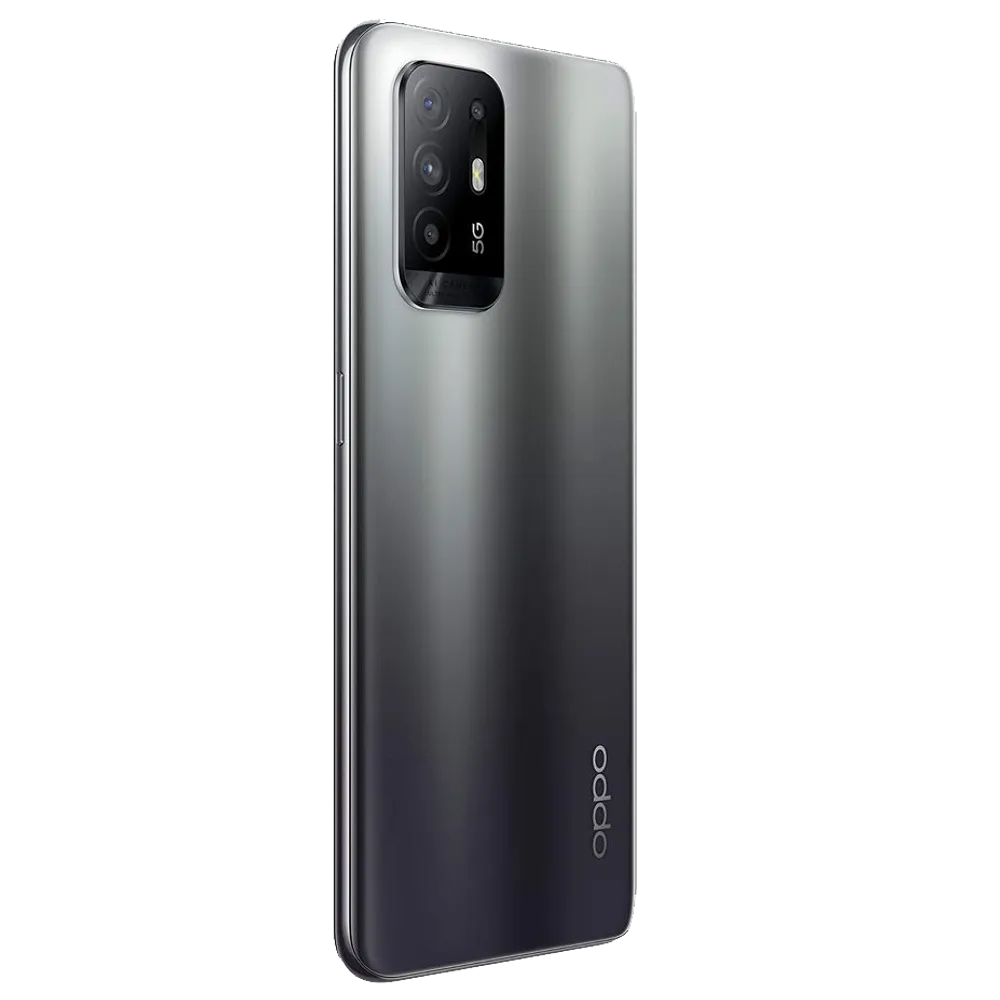Oppo F19 Pro Plus smartphone displaying its quad-camera setup and slim premium design in a sleek color finish