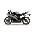 Generic motorcycle parked on an open road showcasing its sleek chassis, ergonomic seat, and balanced design for all riding styles