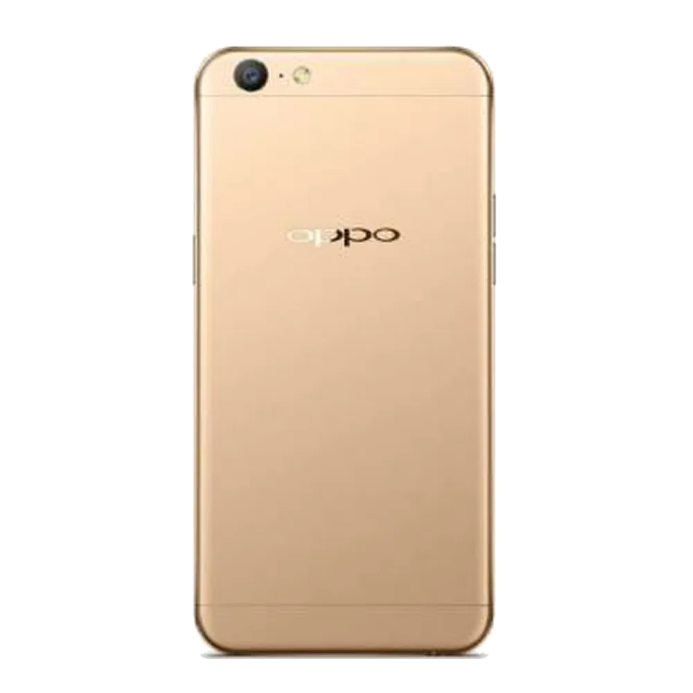 Oppo A57 mid-range smartphone showing front display and rear camera on a clean background