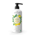 Attitude Super Leaves Hand Soap bottle with green leaf design on a clean white background