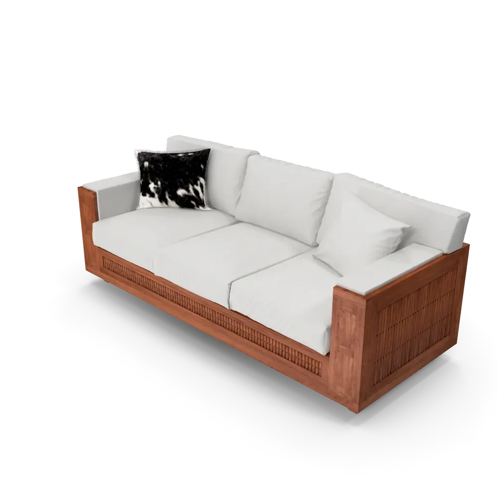 Annibale Colombo designer sofa as a sophisticated centerpiece in a modern living room setting
